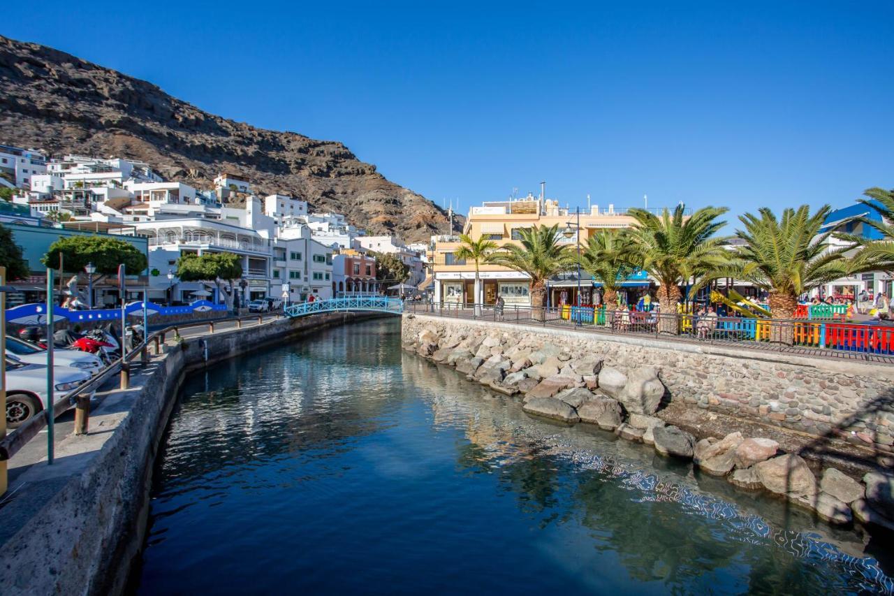 Ribera Del Puerto - Luxe Apartement With Great Terrace And Sea View Puerto De Mogan Εξωτερικό φωτογραφία