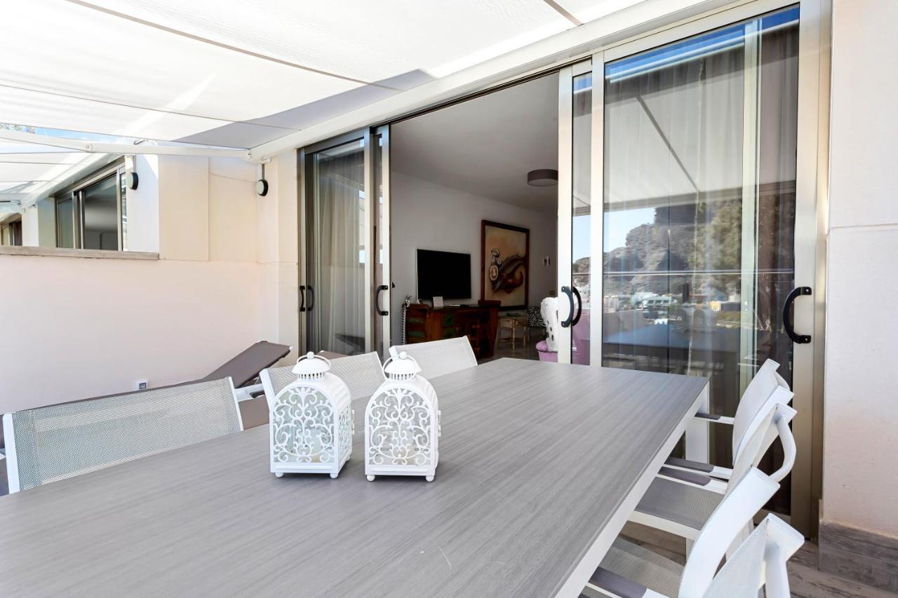 Ribera Del Puerto - Luxe Apartement With Great Terrace And Sea View Puerto De Mogan Εξωτερικό φωτογραφία