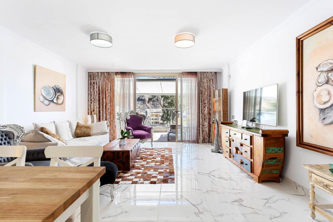 Ribera Del Puerto - Luxe Apartement With Great Terrace And Sea View Puerto De Mogan Εξωτερικό φωτογραφία